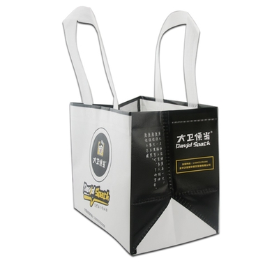 Saco de compras não tecido personalizado para produtos domésticos