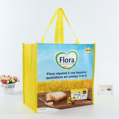 Saco de compras reutilizável não tecido personalizado com porta portátil de logotipo