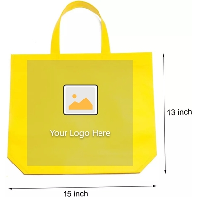 Sacos de compras portáteis não tecidos recicláveis custom make logotipo impresso