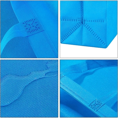 Sacos de compras portáteis não tecidos recicláveis custom make logotipo impresso