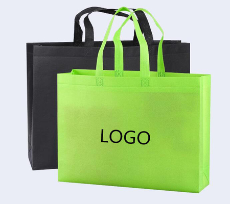 Sacos de compras personalizáveis não tecidos para compras de negócios