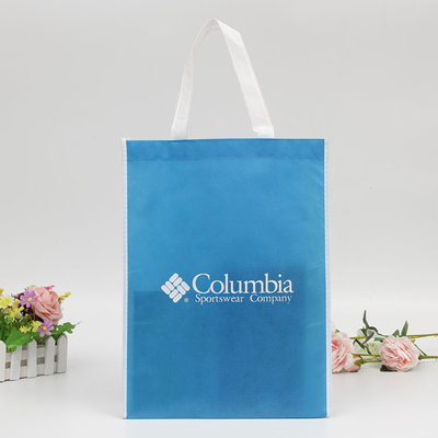 Logotipo personalizado Sacos de compras não tecidos Reutilizáveis e Eco-friendly