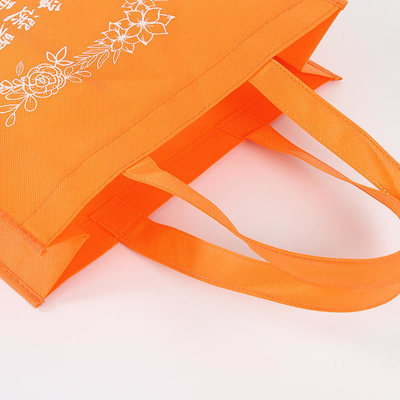 Logotipo personalizado Sacos de compras não tecidos Reutilizáveis e Eco-friendly