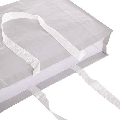 Saco de compras de tecido de PP reutilizável para compras de negócios Impressão personalizada e ecológico