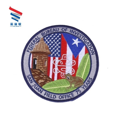 Patch de bordado de vestuário personalizado com decoração de sequins