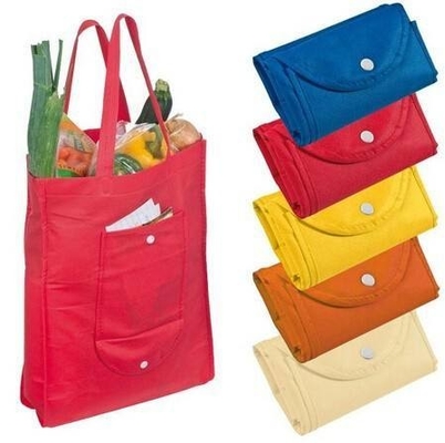 Sacos de compras dobráveis não tecidos para viagens e ecológicos