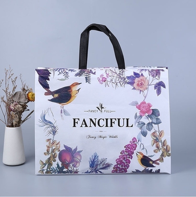 Saco de compras dobrável não tecido embalagem personalizada com porta portátil de logotipo