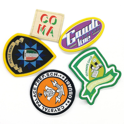 3D bordado personalizado Patch Iron em patches para roupas em tecido