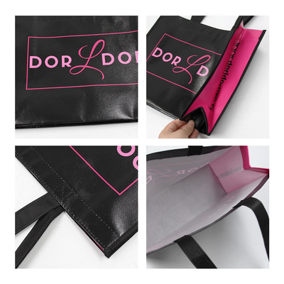 Pedido personalizado Tecido não tecido Eco-friendly Logotipo Saco de compras para promoção de exposições