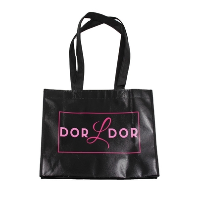 Pedido personalizado Tecido não tecido Eco-friendly Logotipo Saco de compras para promoção de exposições