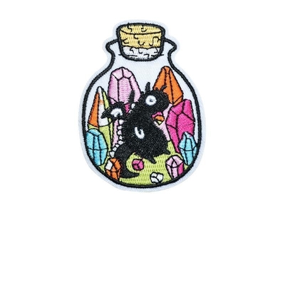 Patches de bordado de ferro sob medida Patches bordados de chenille Patches de tecido 3D Tipo de tela