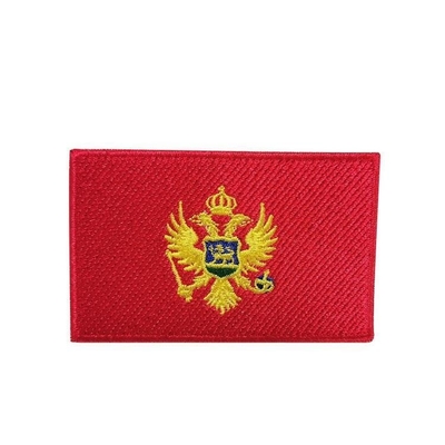 Patches bordados de bandeira de Hong Kong para roupas de material plástico