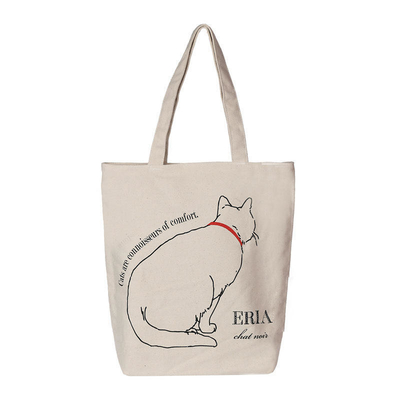 Bolsas de compras de tela de cores personalizadas Bolsas de algodão 100% orgânico