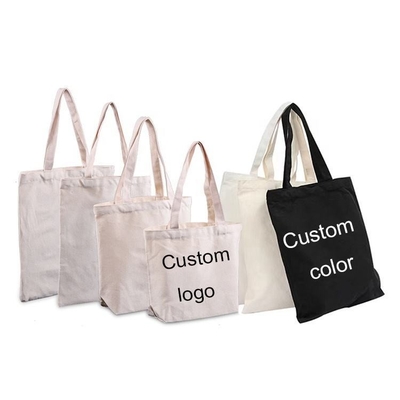 Bolsas de compras de tela de cores personalizadas Bolsas de algodão 100% orgânico