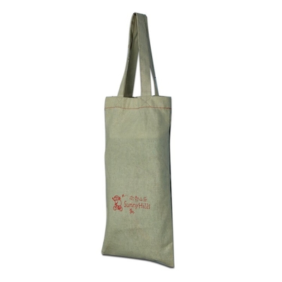 Saco de algodão orgânico de 30*40*10cm com corda de tração