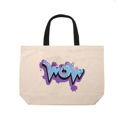 Logotipo impresso personalizado em branco de algodão simples sacos de lona para compras reutilizáveis