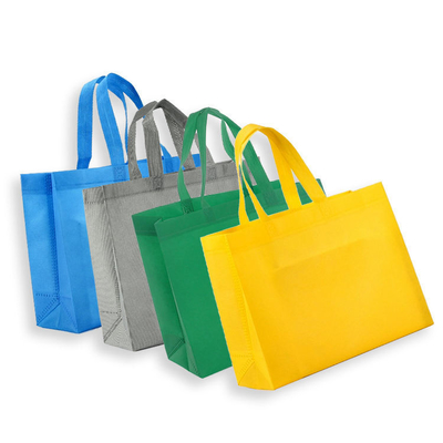 Eco Reusable Tote Custom Plaid Saco de compras não tecido com tecnologia ultrasônica