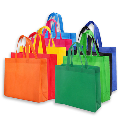 Eco Reusable Tote Custom Plaid Saco de compras não tecido com tecnologia ultrasônica