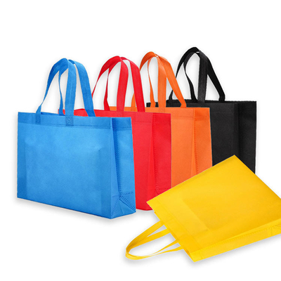 Eco Reusable Tote Custom Plaid Saco de compras não tecido com tecnologia ultrasônica