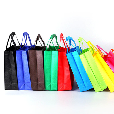 Eco Reusable Tote Custom Plaid Saco de compras não tecido com tecnologia ultrasônica
