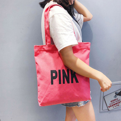 Eco Amigável Mulheres Reutilizáveis Saco de algodão de lona Custom Impresso Tote orgânico para mercearia