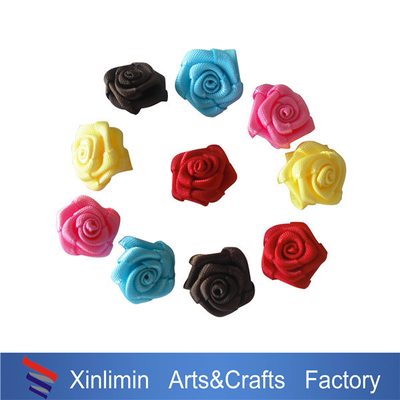 Decoração de cabelo de cor gravata de Natal 100% fita de poliéster mini-arcos para garrafas de vinho