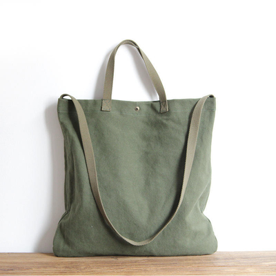 Promoção Mulheres de algodão natural durável de lona de compras Tote Saco para compras de negócios