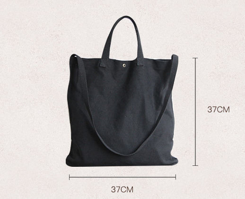 Promoção Mulheres de algodão natural durável de lona de compras Tote Saco para compras de negócios