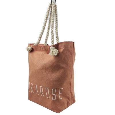 Supermercado Bolsa de Tote de tela impressa personalizada para negócios e compras em design simples