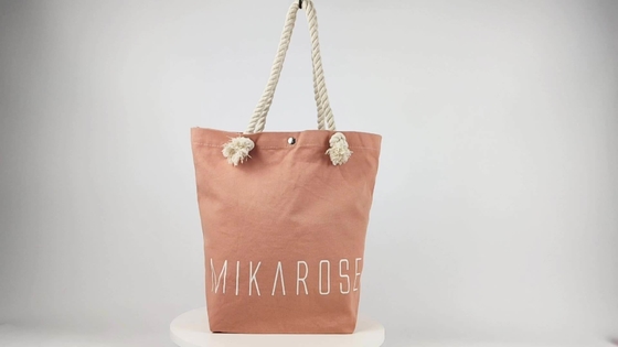 Supermercado Bolsa de Tote de tela impressa personalizada para negócios e compras em design simples