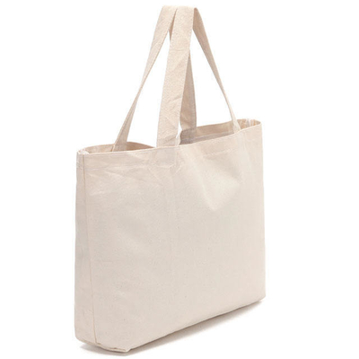 100% de algodão de compras logotipo impresso personalizado praia de lona Tote Saco para compras de negócios