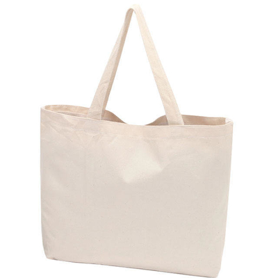 100% de algodão de compras logotipo impresso personalizado praia de lona Tote Saco para compras de negócios