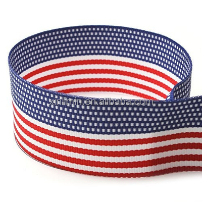 Moda e Utilidade Impressa Satin Grosgrain Moire Ribbon para Marca Personalizada