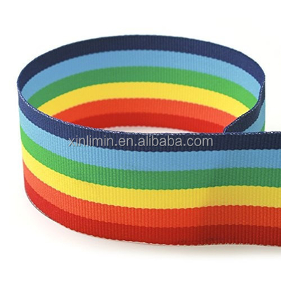 Moda e Utilidade Impressa Satin Grosgrain Moire Ribbon para Marca Personalizada