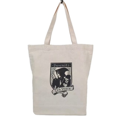 Bolsas de compras personalizadas com alta capacidade e bolsas de praia 100% de algodão