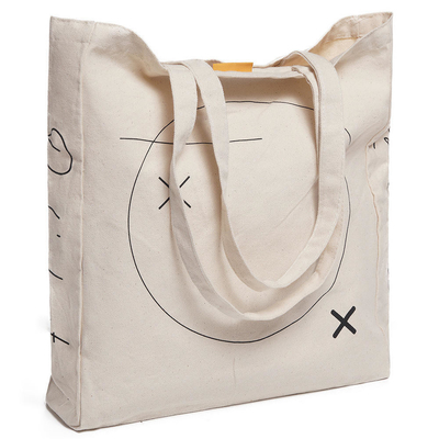Comprar Saco de Tote de Algodão Reutilizável com Design de Tela em Branco Personalizado