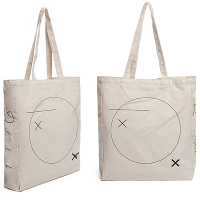 Comprar Saco de Tote de Algodão Reutilizável com Design de Tela em Branco Personalizado