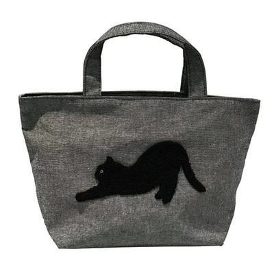 Logotipo personalizado Amor Animal Toalha 3D Borracha de algodão Tote Bag para conveniência de compras