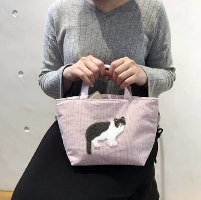 Logotipo personalizado Amor Animal Toalha 3D Borracha de algodão Tote Bag para conveniência de compras