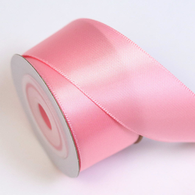 Alta Tenacidade Dupla Cara Personalizada 100% Poliéster RPET Plain Silk Satin Ribbon Roll