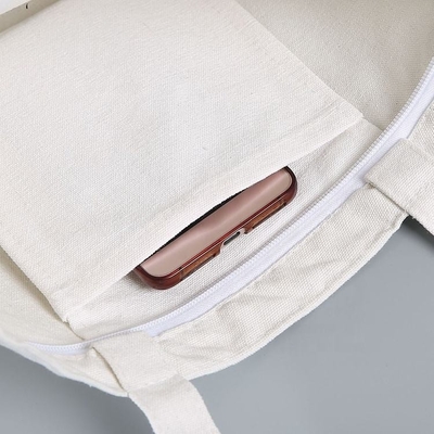 Cores personalizadas Bolsas Calico de produtos alimentares reciclados