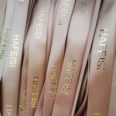 OEM fita de seda de casamento fitas personalizadas 100% poliéster