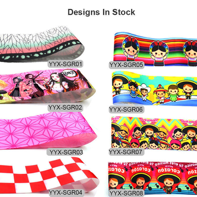 100% poliéster Designers Grosgrain Single Face 3 polegadas
