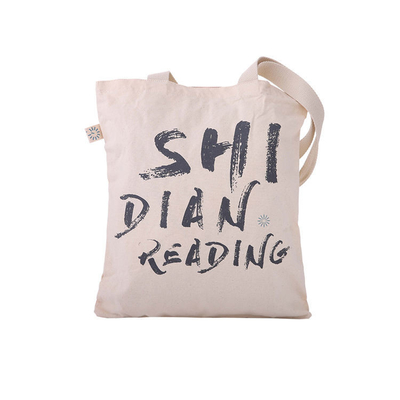 Compras feitas de bolsas de toque de lona personalizadas com materiais ecológicos e logotipos impressos