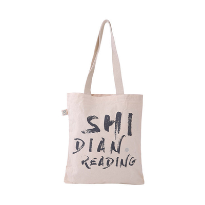 Compras feitas de bolsas de toque de lona personalizadas com materiais ecológicos e logotipos impressos