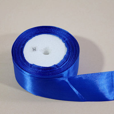 Embalagem de presente de Natal Azul 100% fita de poliéster grosso com e estilo de cara única