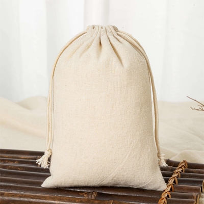 Logotipo personalizado Eco-friendly Luxury Soft Bag de algodão para organização de jóias duráveis