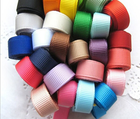 6mm-40mm 196 opções de cores personalizadas faixa de poliéster grosso em tecido de cetim