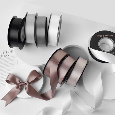 Impressão personalizada de luxo de marca personalizada de São Valentim Feliz Natal Presente de fita com logotipo