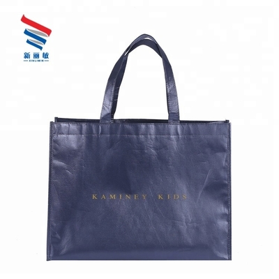 Saco de tecido não tecido com canto redondo e impressão de logotipo personalizado